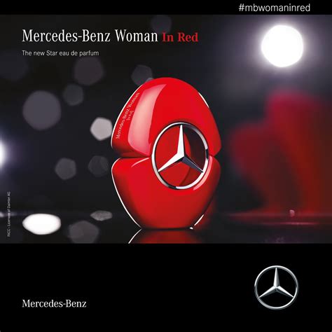 Mercedes Benz Woman In Red Mercedes Benz Fragancia Una Nuevo