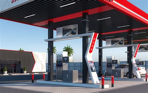 Concept Of Gas Station On Behance