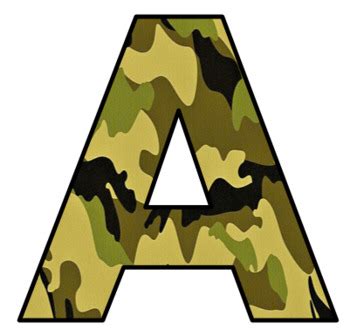 Camo Bulletin Board Letters By Awe Inspiring Teaching TPT