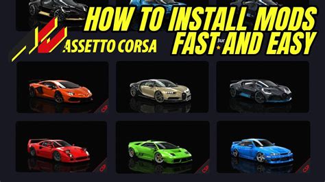 Assetto Corsa How To Install Mods Fast And Easy YouTube