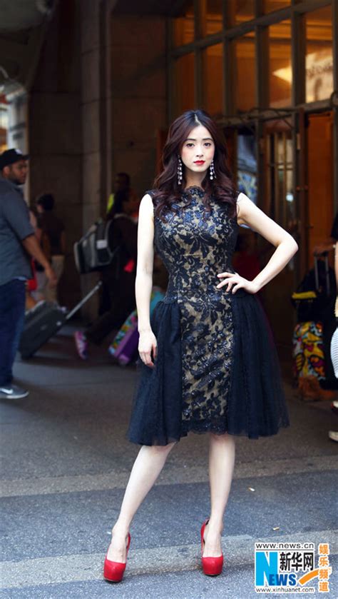 l actrice chinoise jiang xin à la fashion week de new york