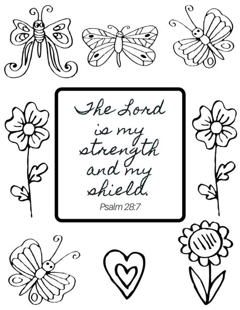 Free Printable Bible Verse Coloring Pages