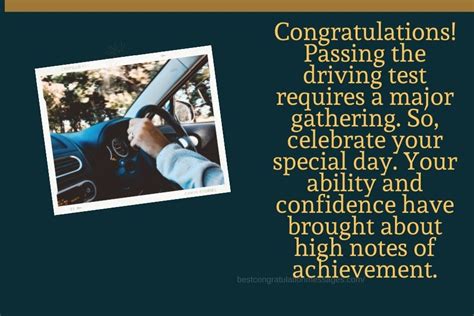 congratulation messages on passing driving test best congratulation messages