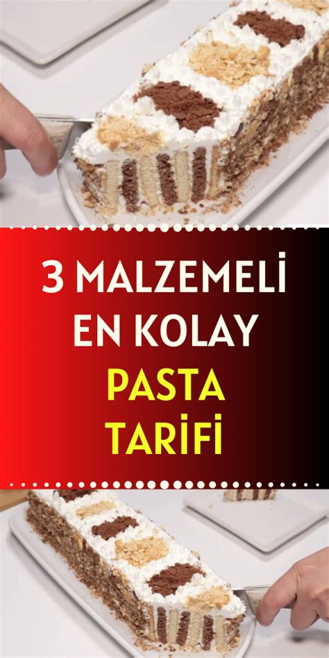 Bug N Sadece Malzeme Kullanarak San R M D Nyan N En Kolay Pastas N