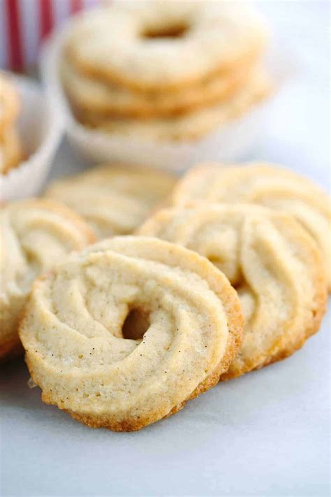 Vanilla Bean Danish Butter Cookie Recipe Jessica Gavin