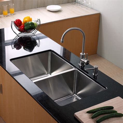 Upgrade to one of these for free: Undermount Stainless Steel Kitchen Sink With Drainboard ...