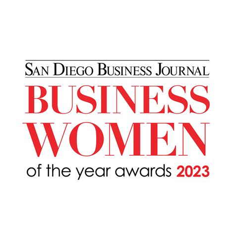 2023 business women of the year awards san diego business journal