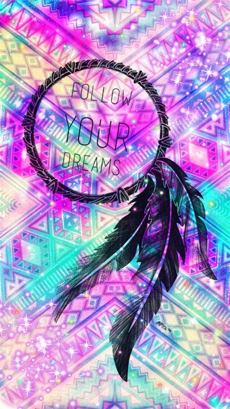 But ultimately the idea is to find the sweetest wallpaper that's pleasing to the eye and. Follow Your Dreams Tribal Wallpaper/Lockscreen Girly, Cute ...