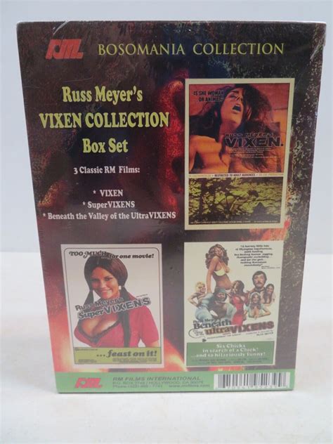 Russ Meyers Vixen Collection 3 Dvd Movie Box Set Ebay