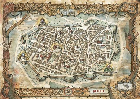 Artstation Map Of Lucca The Witcher Experience Francesca Baerald