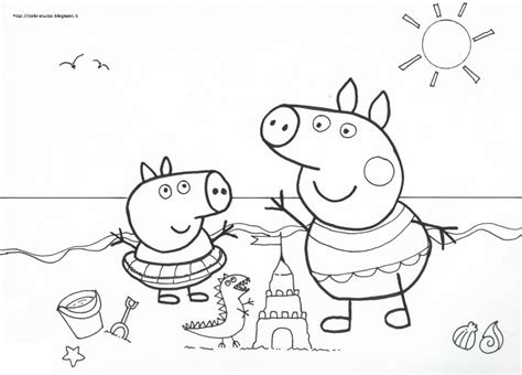 Disegni da colorare e stampare gratis per bambini. Disegni Da Colorare Per Bambini Peppa Pig