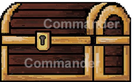 Animated Treasure Chest Pixel Art 2d By Commandervideo