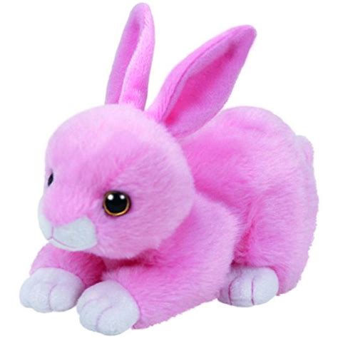 Ty Walker Pink Bunny Plush Light Pink Regular