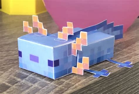 Axolotl Papercraft Template