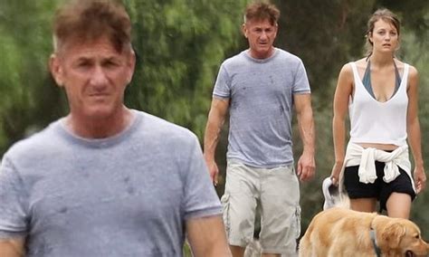 Sean Penn 59 And Girlfriend Leila George 27 Are The Picture Of