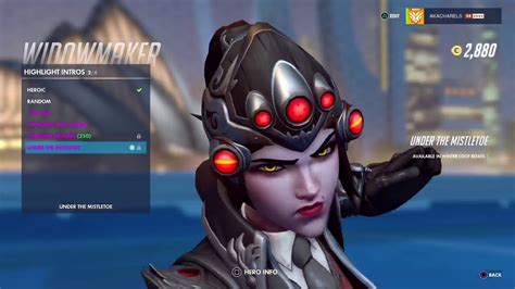 Overwatch Widowmaker Huntress Skin All Emotes Poses Intros And Weapons