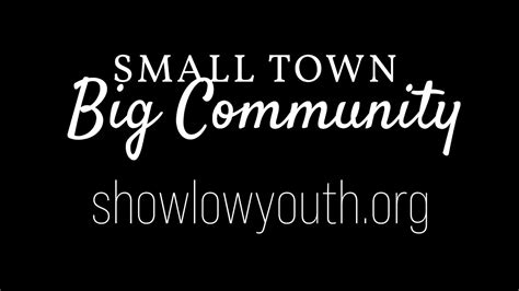 Small Town Big Community Show Low Youth Foundation Youtube