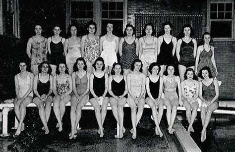 1941 Womens Swim Team Clearyu Swim Team Womens Swim Vintage Photos