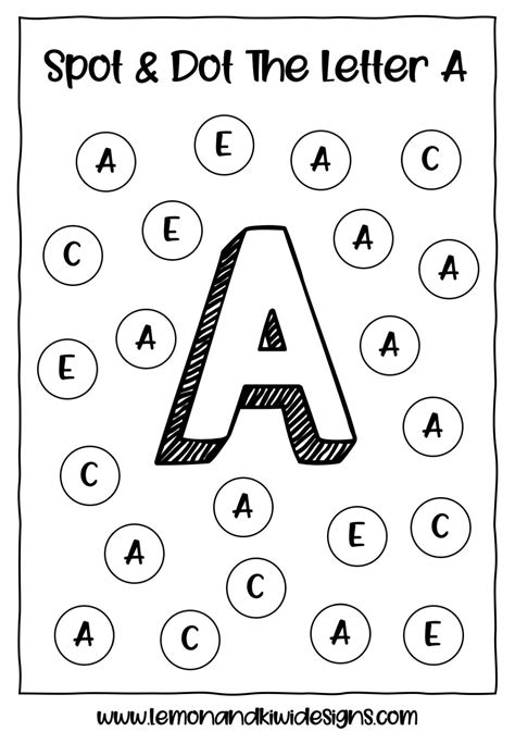 Free Printable Do A Dot Alphabet Worksheets Printable Blog