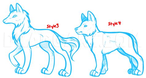 How To Draw Anime Dogs Step By Step Drawing Guide By Dawn