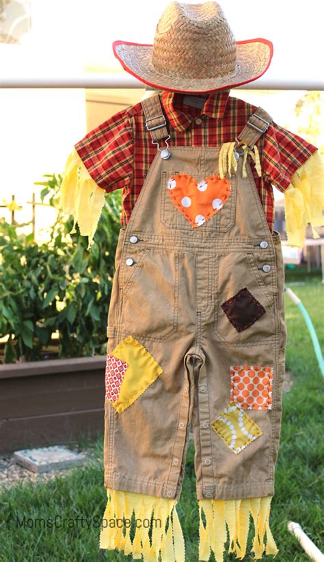 Diy Toddler Scarecrow Costume With Rit Dye Happiness Is