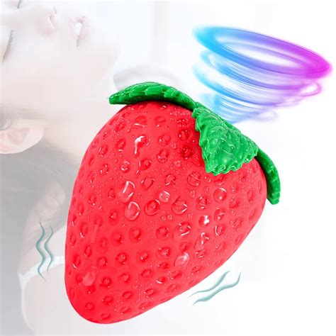 New Female Sucking Device Remote Control Strawberry Egg Skipping Masturbation Flirt Licking