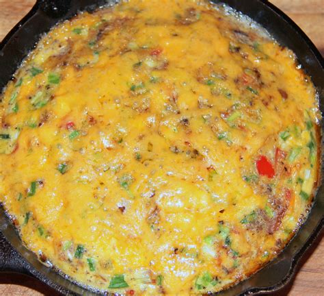 Cooked In The Cast Iron Skillet Oven Baked Omelet