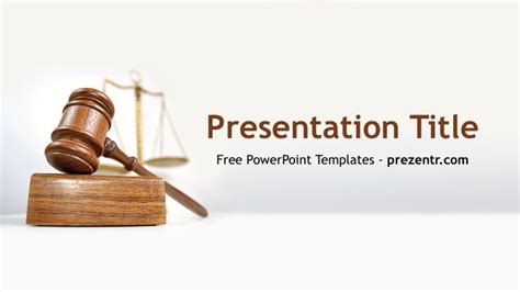 Free Verdict Powerpoint Template Prezentr Ppt Templates