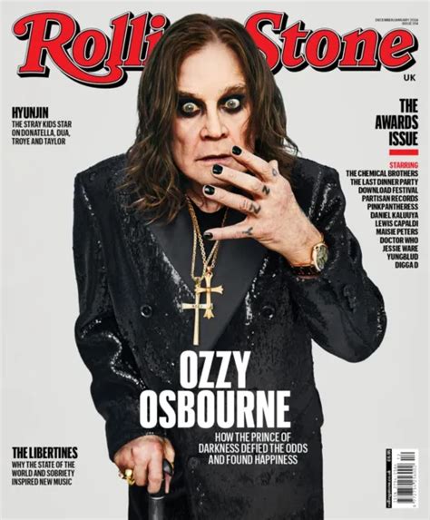 UK ROLLING STONE Magazine Ozzy Osbourne Cover Maisie P Issue Dec Jan PicClick