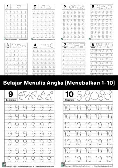 Menebalkan Angka Archives Download Lembar Kerja Anak