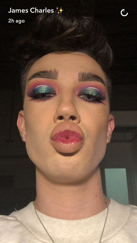 50 dudes that prove smoky eyes and glitter are gender neutral james charles pinterest