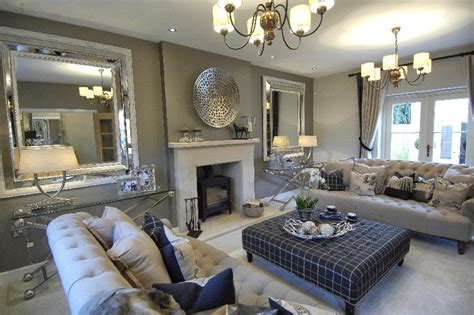 Knowle House · Fortescue Fields Classy Living Room Living Room Grey