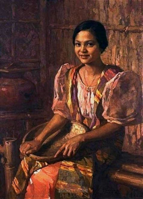filipino art captivating portrait of a woman