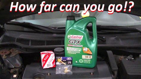How Far Can You Push Your Engine Oil Part Three 9000 Miles Youtube