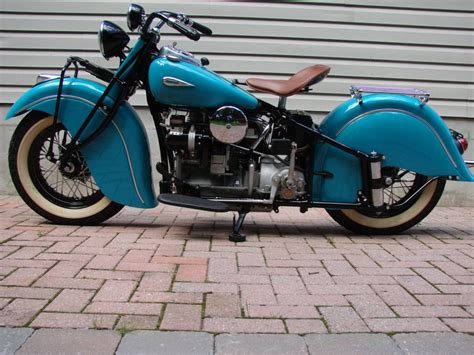 Restored Indian 440 Four 1940 Photographs At Classic Bikes Restored