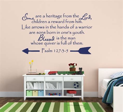 Bible Verse Decal Vinyl Wall Decal Christian Decal