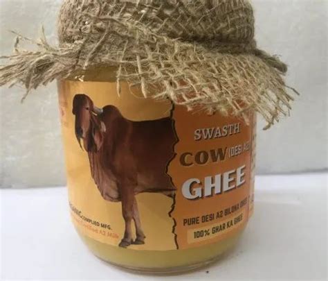 Organic A2 Certified Sahiwal Desi Cow Ghee Bilona Process At Rs 1400litre Organic Cow Ghee