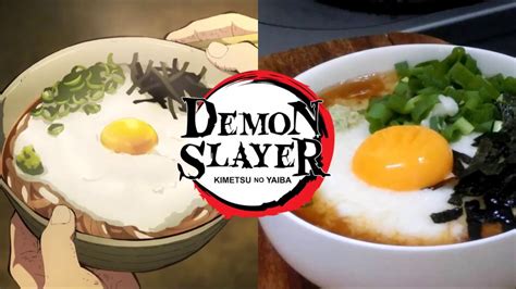 Yamakake Udon Demon Slayer Cuisine Japonaise Anime Food Youtube