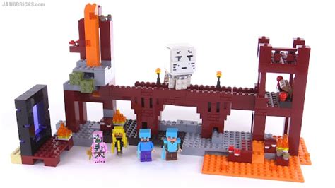 Lego Minecraft The Nether Fortress Reviewed Set 21122