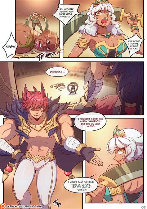Rule 34 1girls Arena Breasts Cleavage Comic English Text Female