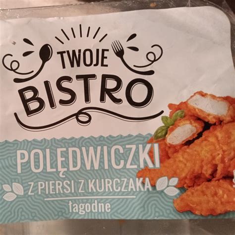 Polędwiczki z piersi z kurczaka łagodne Twoje Bistro kalorie kJ i