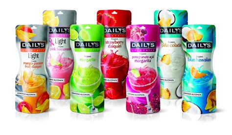 Six Different Flavors Of Fruit Juices Are Shown In This Image With The