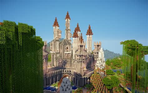 Minecraft Medieval Castle Schematic