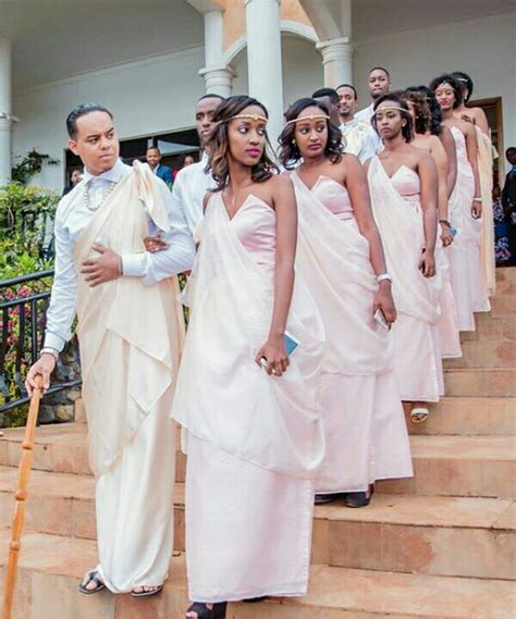 Clipkulture Rwandan Bridesmaids And Groomsmen In Mishanana
