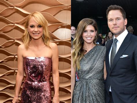 anna faris shares positive thoughts about ex chris pratt and his wife