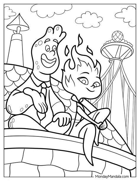 Elemental Coloring Pages Free Pdf Printables