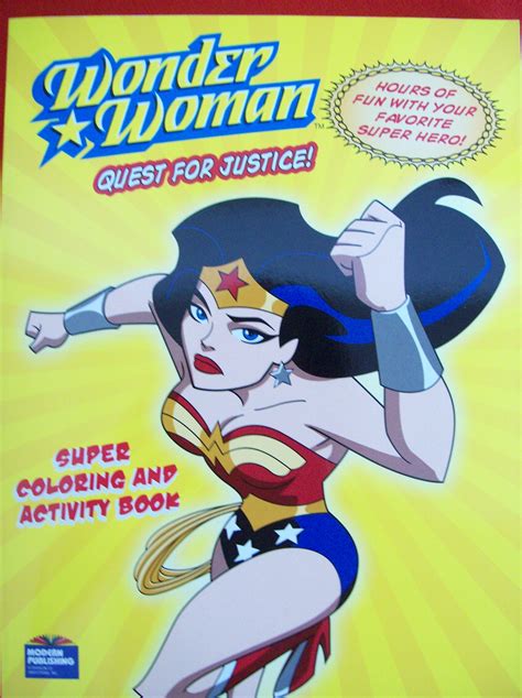 Wonder Woman Coloring Book Book Activities Wonder Woman Comic Book