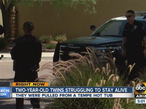 Police 2 Year Old Tempe Twins In Very Serious Condition After Near Drowning Video Dailymotion