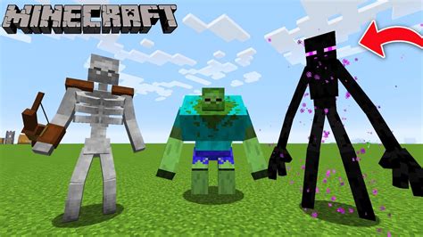 Mutant Creatures Mod In Minecraft Mutant Zombie Mutant Skeleton