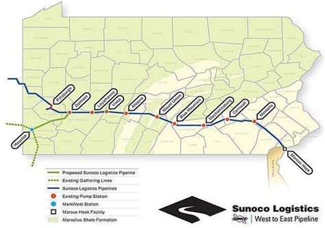 Sunoco Logistics Plans Marcellus Utica Pipeline Through Susquehanna